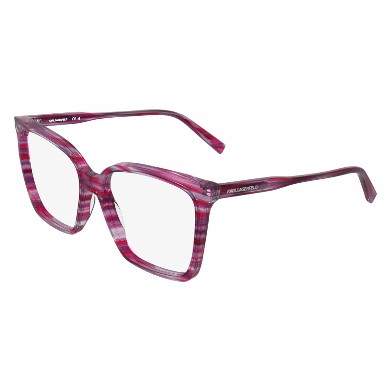 Eyeglasses KARL LAGERFELD KL 6231 609 Striped Red 55mm