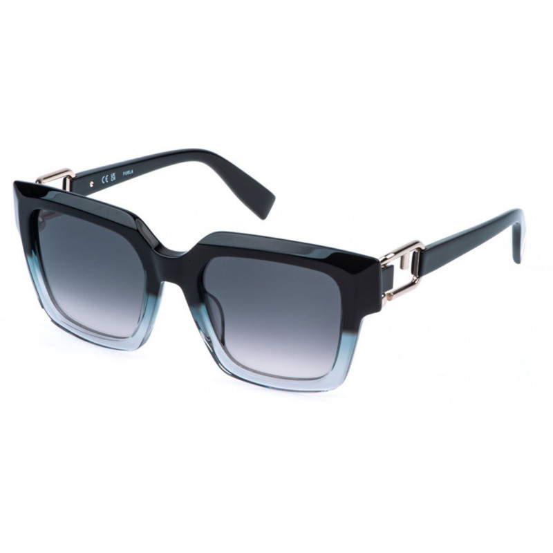 Sunglasses Furla SFU 981 06cb Black Grad. Grey 53mm
