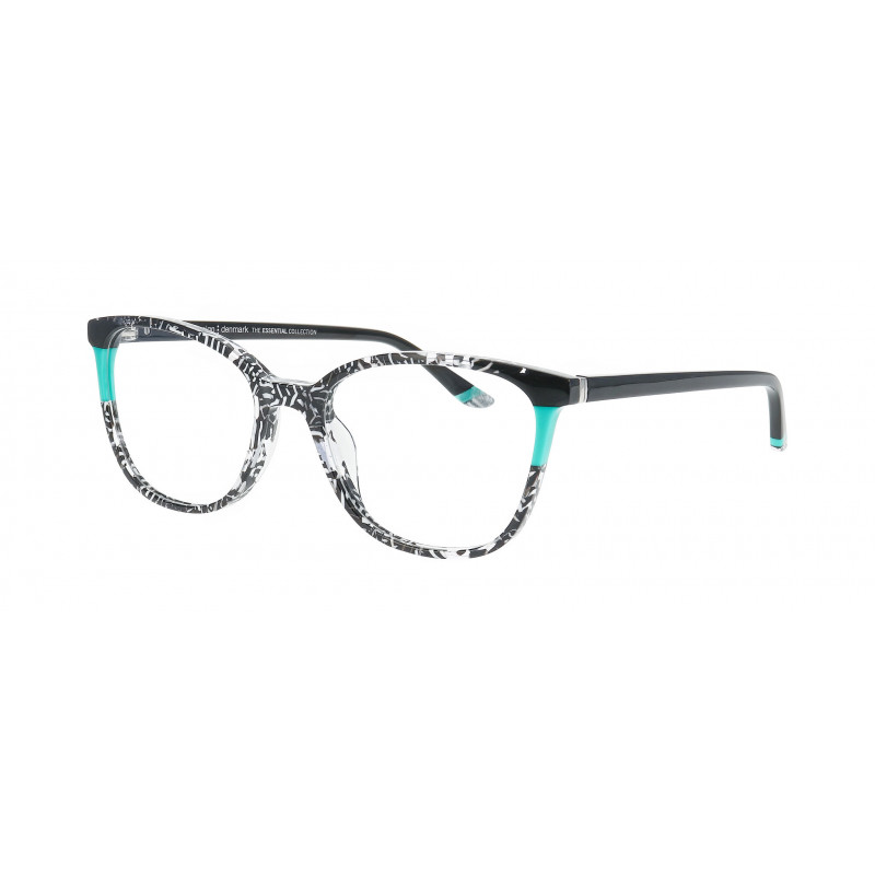 Eyeglasses Pro-design Denmark GLOW 2 6034 Black Dark Demi 52mm