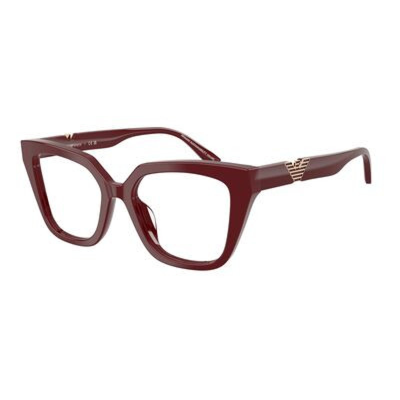 Eyeglasses Emporio Armani EA 3267 U 6323 Shiny Bordeaux / Demo Lens 52mm