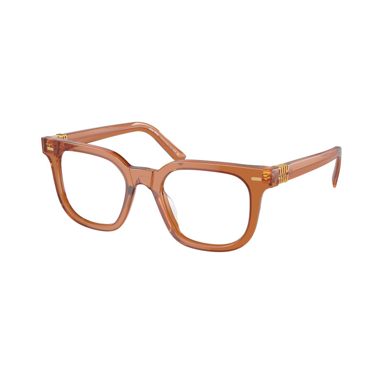Eyeglasses Miu MU 6 XV 15T1O1 Caramel Trasparent