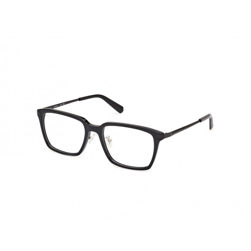 Eyeglasses Guess GU 50206 -D Asian fit 001 Shiny Black Matte 55mm