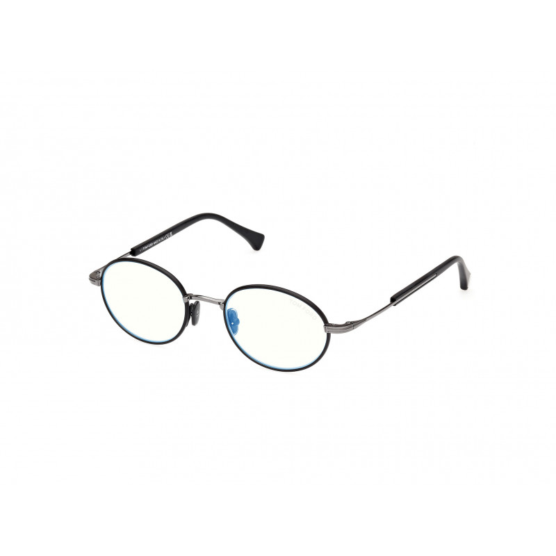 Eyeglasses Tom Ford FT 5973 -B 020 Matte Black / Shiny Gunmetal 49mm