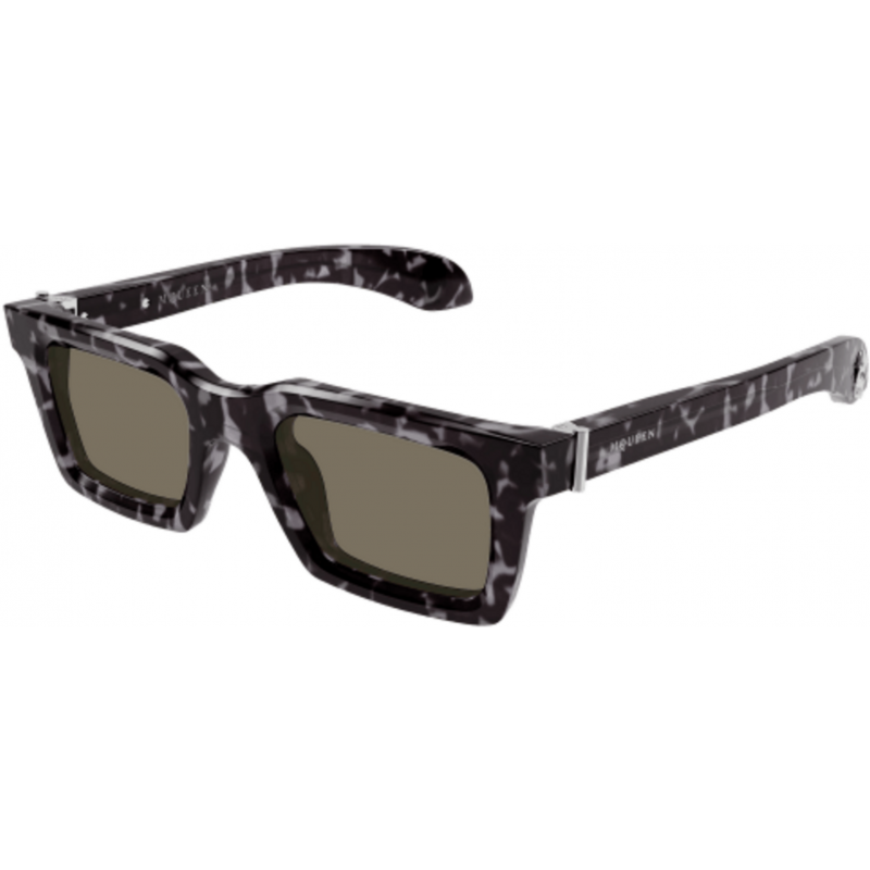 Sunglasses Alexander McQueen AM 0506 S- 002 Havana / Brown 50mm