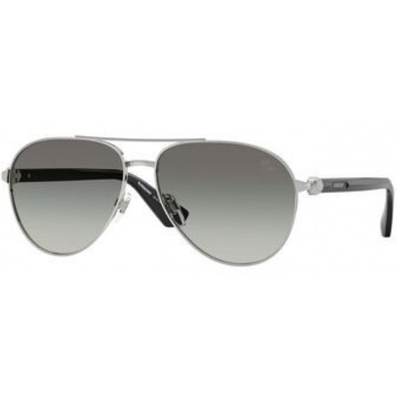 Sunglasses Burberry BE 3167 100511 Silver / Grey Gradient Polyamide Standard 59mm