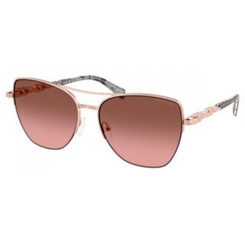 Sunglasses Michael Kors MK 1163 110811 Rose Gold Shiny / Brown Gradient Polyamide Standard 57mm