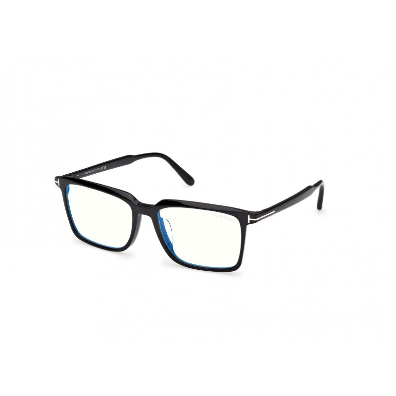 Eyeglasses Tom Ford FT 6100 -D-B Asian fit 001 Shiny Black / 56mm