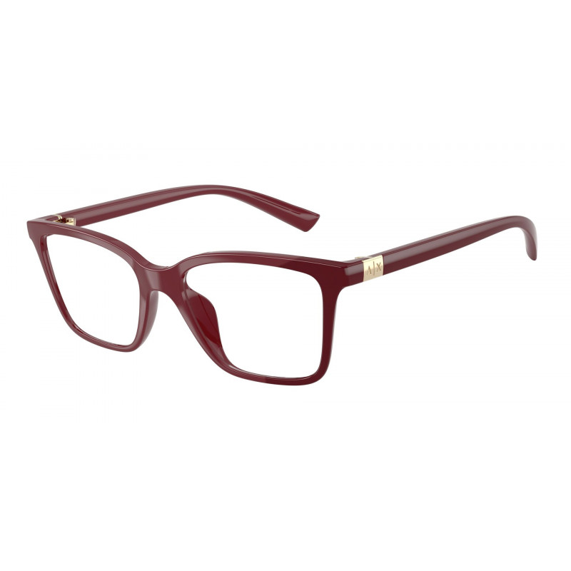 Eyeglasses Armani Exchange AX 3146 U 8387 Shiny Bordeaux / Demo Lens 52mm
