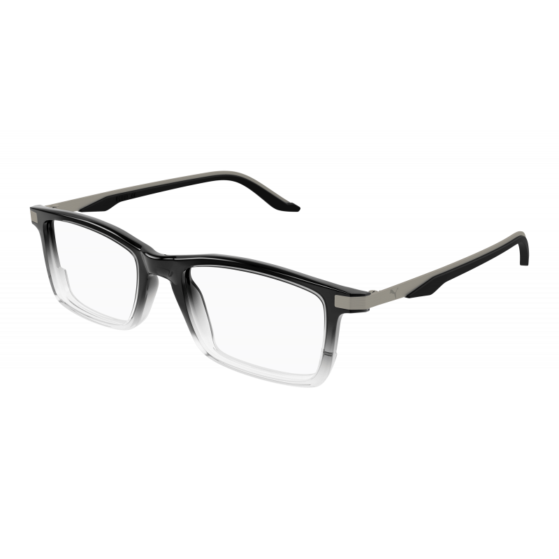 Eyeglasses Puma PU 0410 O- 004 Black / Transparent Gunmetal 54mm