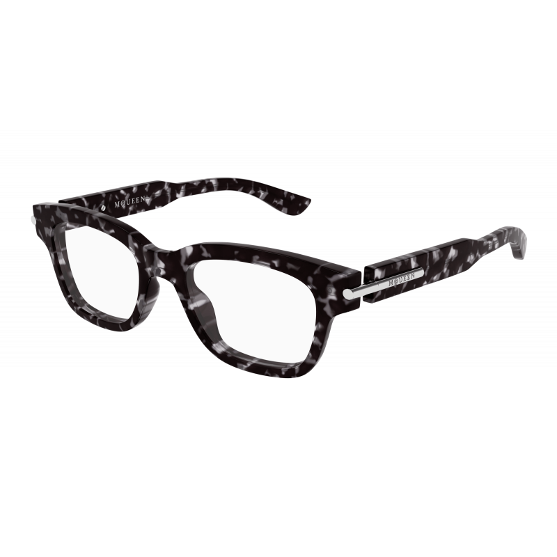 Eyeglasses Alexander McQueen AM 0497 O- 006 Havana / Transparent 52mm