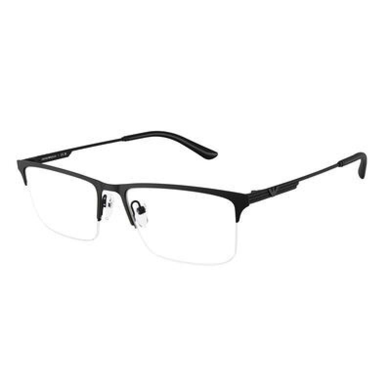 Eyeglasses Emporio Armani EA 1177 3001 Matte Black Demo Lens 55mm