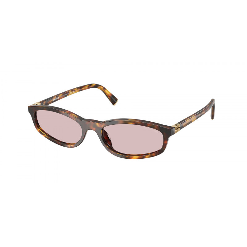 Sunglasses Miu MU A 06 S 14L4I0 Honey Havana / Pink Polyamide Standard 54mm