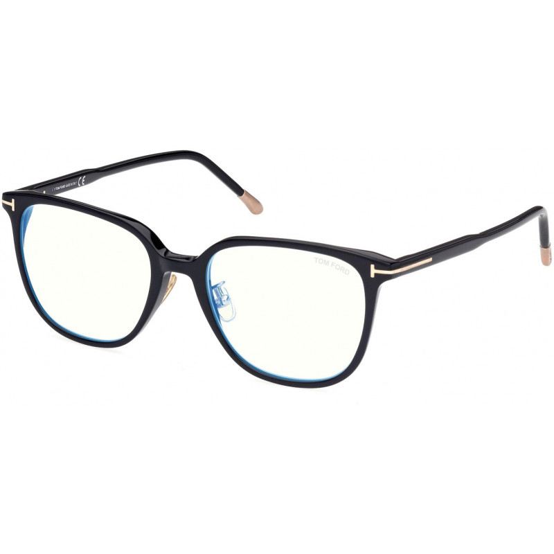 Eyeglasses Tom Ford FT 5778 -D-B Asian fit 001 Shiny Black / 53mm