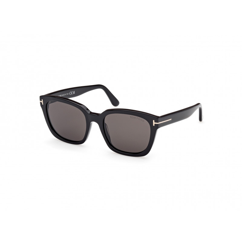 Sunglasses Tom Ford FT 1216 01A Shiny Black / 53mm