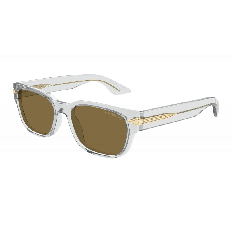 Sunglasses Montblanc MB 0479 S- 004 Grey / Brown 55mm