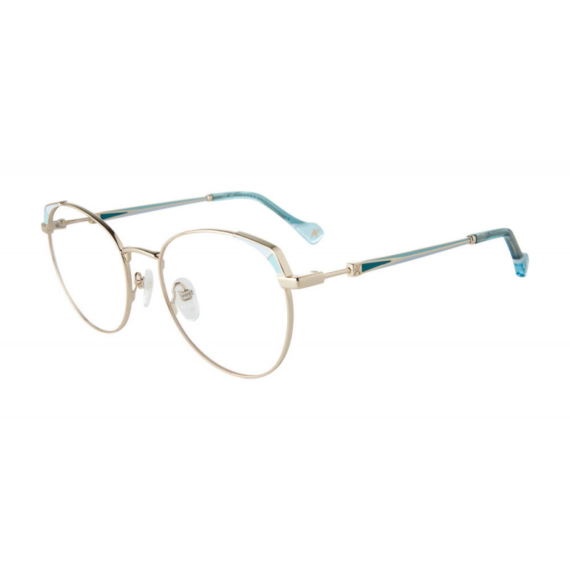 Sunglasses Yalea VYA 099 0sn9 Light Gold/Colors 52mm