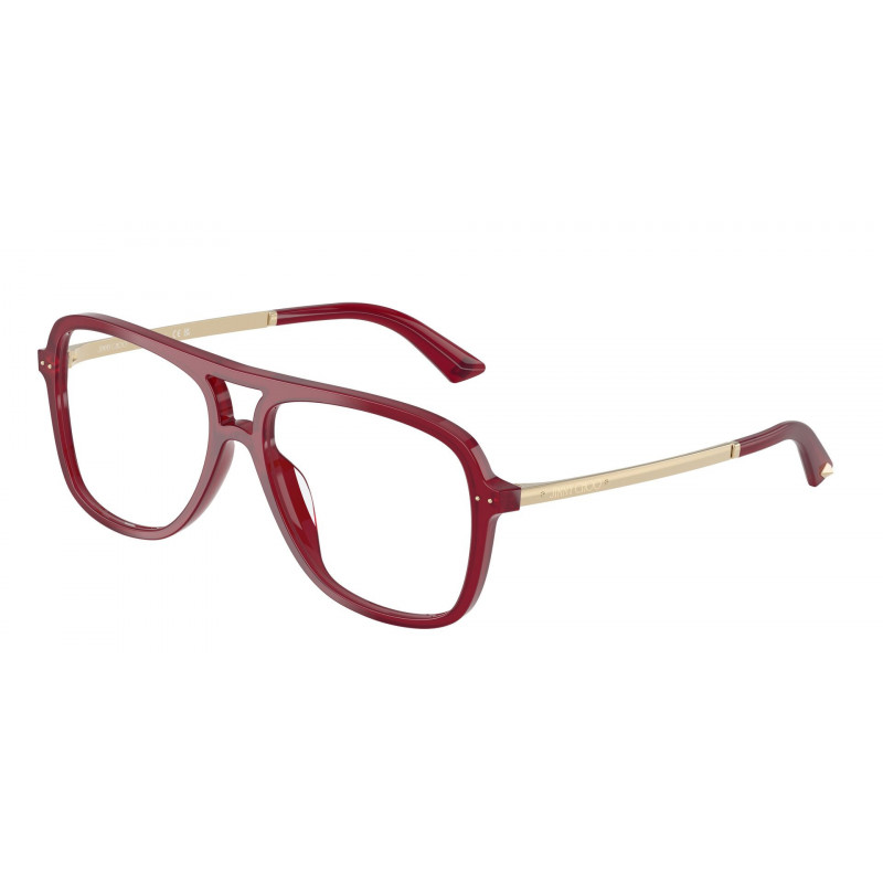 Eyeglasses Jimmy Choo JC 3052 U 5081 Opaline Cranberry / Demo Lens 55mm