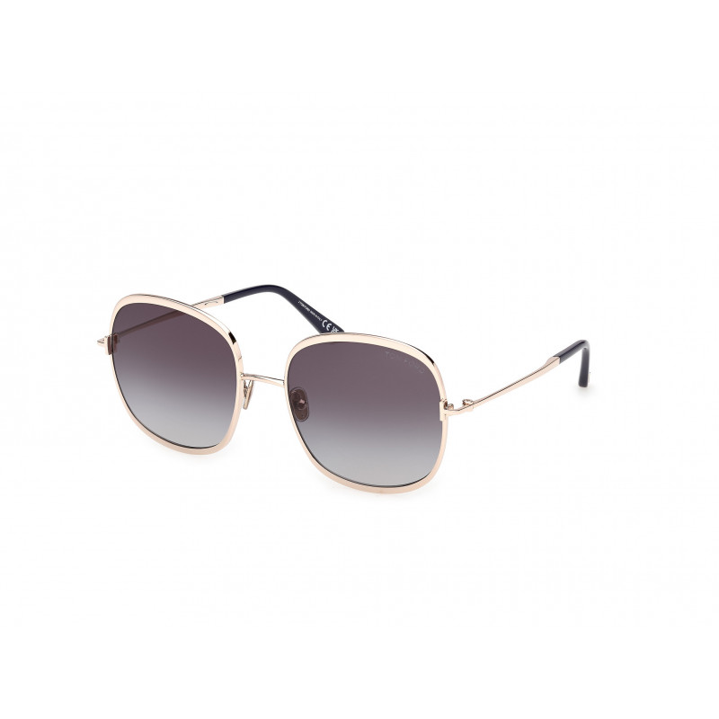 Sunglasses Tom Ford FT 1320 28W Shiny Rose Gold / 57mm