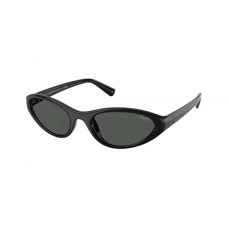 Sunglasses Polo PH 4248 U 585887 Shiny Black / Dark Grey Policarbonate Standard 55mm