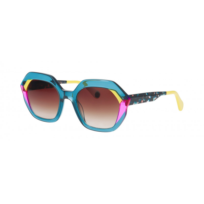 Sunglasses WOOW SUPER ACE 2 2900 Transparent Duck Blue 53mm