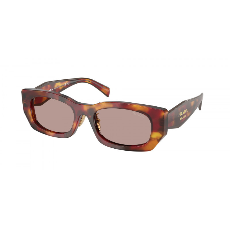 Sunglasses Prada PR B 05 SF 22A20I Poppy Tortoise / Light Purple Brown Polyamide Standard