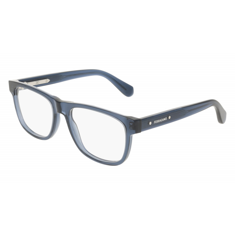 Eyeglasses FERRAGAMO SF 3084 432 Transparent Blue 56mm