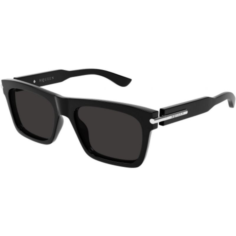 Sunglasses Alexander McQueen AM 0495 S- 001 Black / Grey 55mm