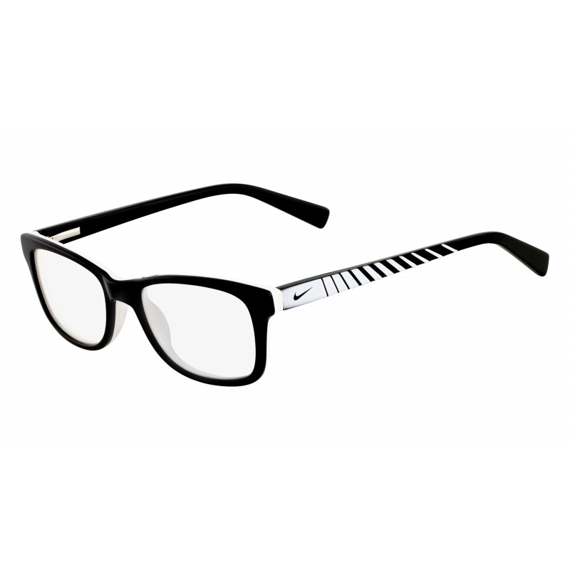 Eyeglasses NIKE 5509 N 010 Black/White Black 48mm