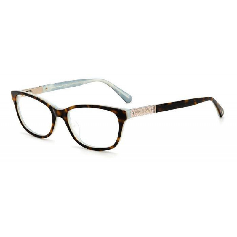 Eyeglasses Kate Spade HAZEN 086 Havana Brown 49mm