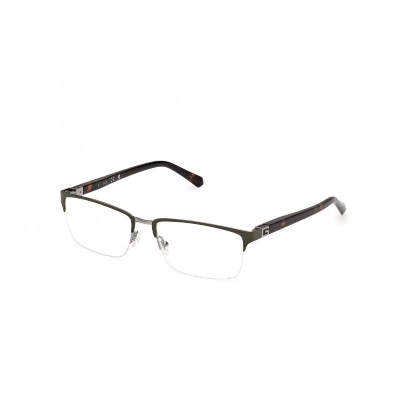 Eyeglasses Guess GU 50191 097 Matte Dark Green / Havana 56mm