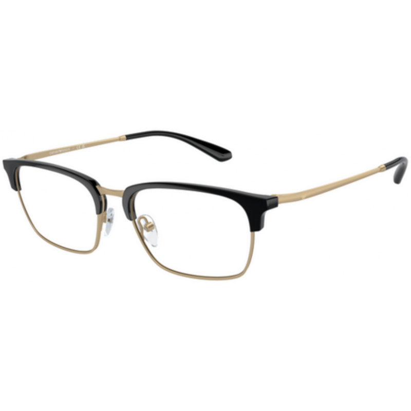 Eyeglasses Emporio Armani EA 3243 3002 Shiny Black/Matte Pale Gold / Demo Lens 55mm
