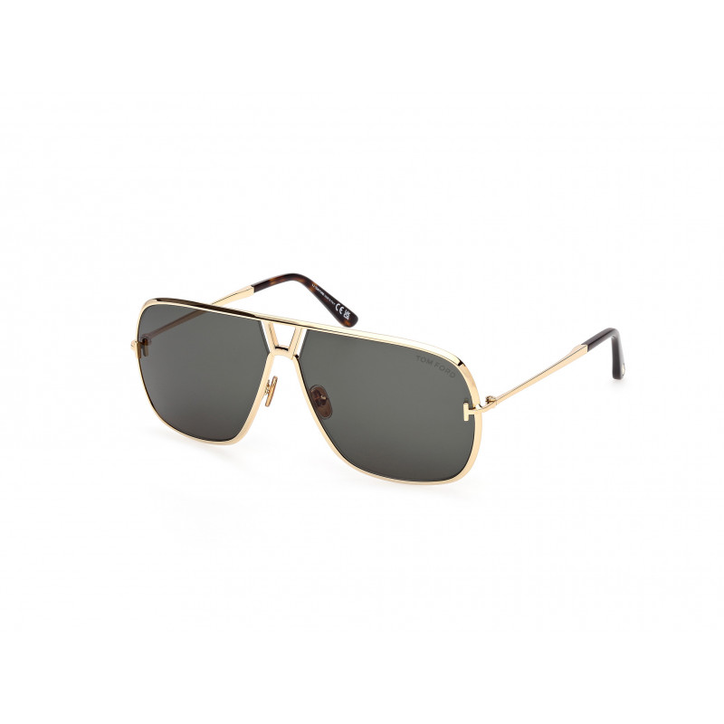 Sunglasses Tom Ford FT 1204 30N Shiny Deep Gold / 63mm
