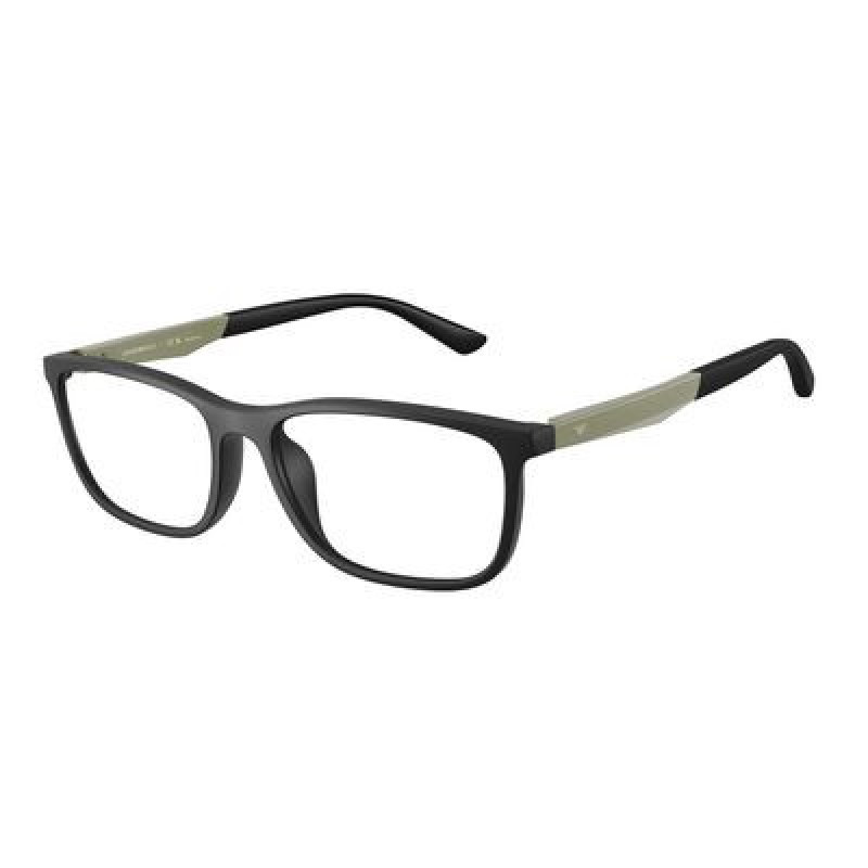 Eyeglasses Emporio Armani EA 3280 U 6374 Matte Black Demo Lens 53mm