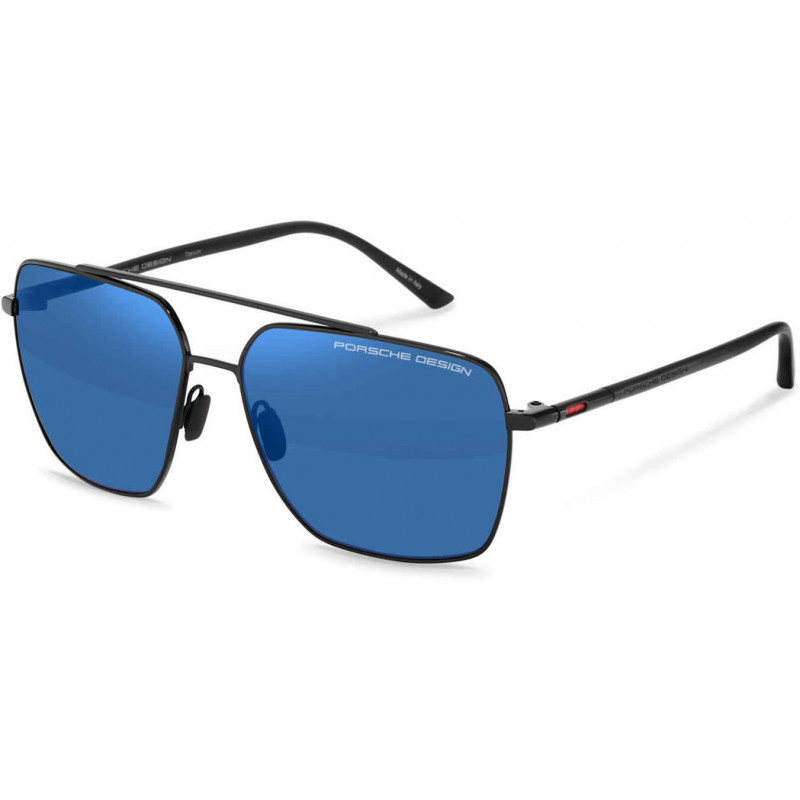 Sunglasses Porsche Design P 8974 a775 Blk W/ Stng Dark Blu M