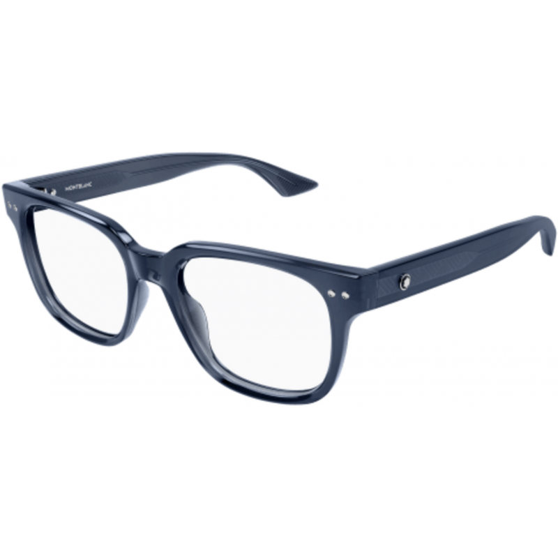 Eyeglasses Montblanc MB 0321 O- 004 Blue / Transparent 53mm
