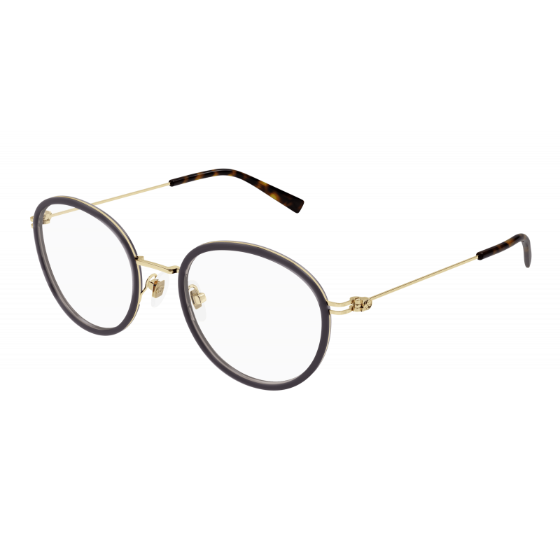 Eyeglasses Gucci GG 1851 OA- 007 Brown / Transparent Gold 50mm
