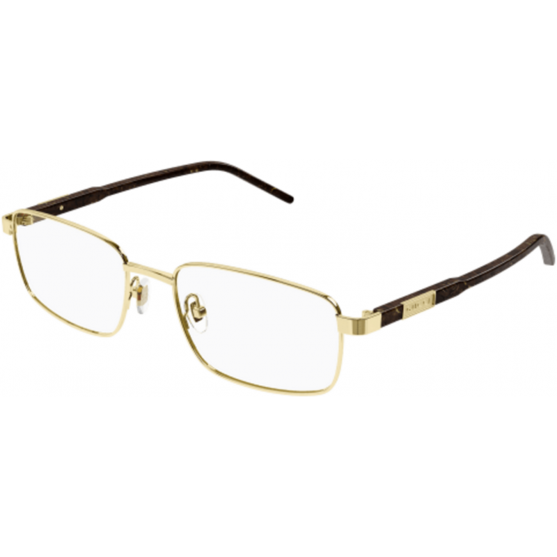 Eyeglasses Gucci GG 1801 O- 007 Gold / Transparent Brown 56mm
