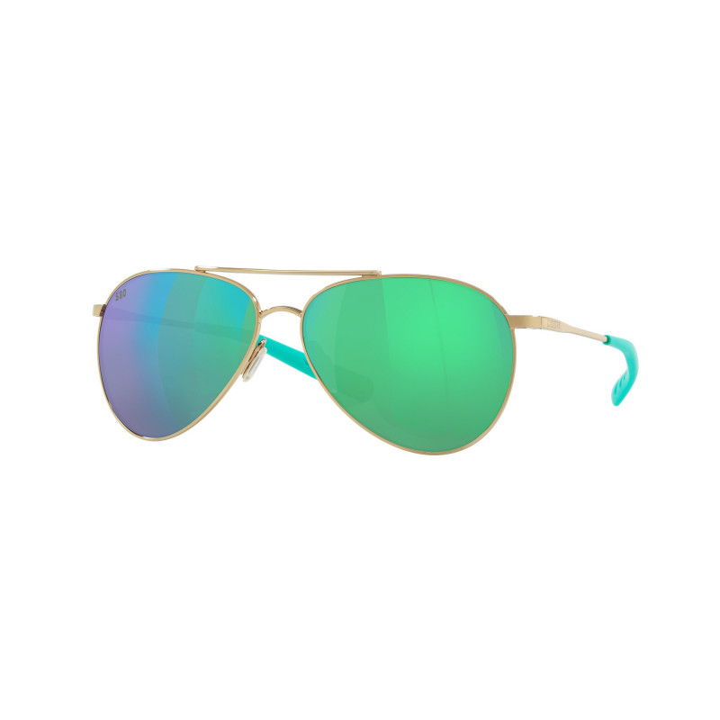 Sunglasses Costa Del Mar 06 S 6003 600311 Piper 126 Shiny Gold Green Mir 58mm