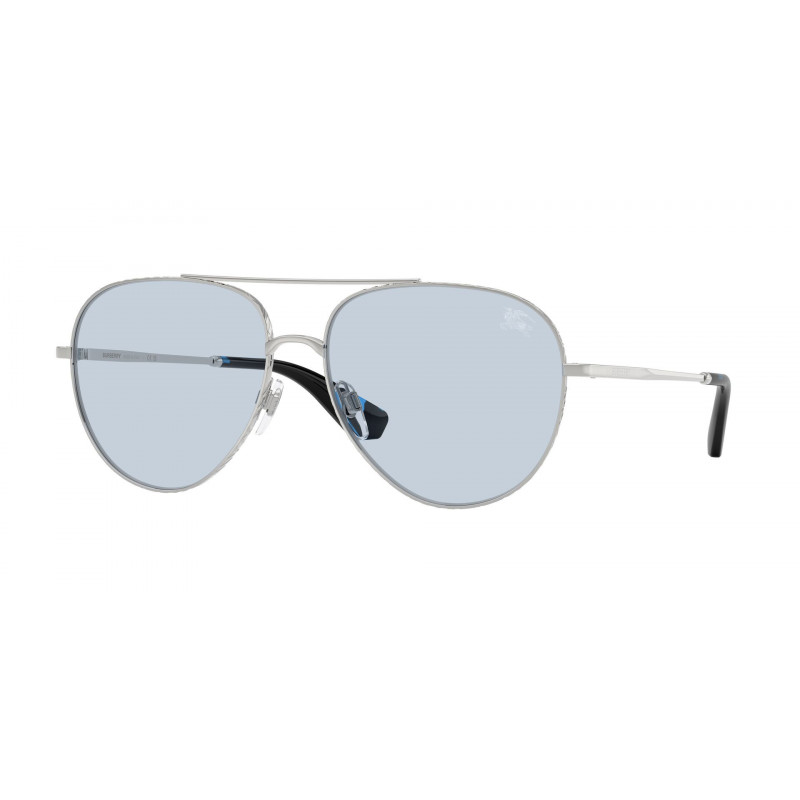 Sunglasses Burberry BE 3172 100572 Silver / Azure Polyamide Standard 59mm