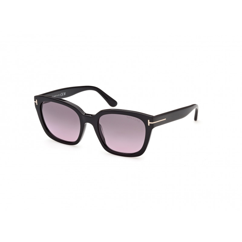 Sunglasses Tom Ford FT 1216 01B Shiny Black / 53mm