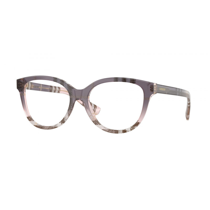 Eyeglasses Burberry BE 2456 4220 Check Gradient Bow / Demo Lens 52mm