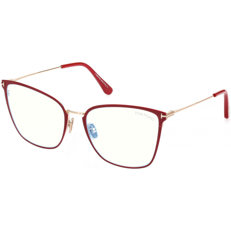 Eyeglasses Tom Ford FT 5839 -B 075 Shiny Bordeaux / 56mm