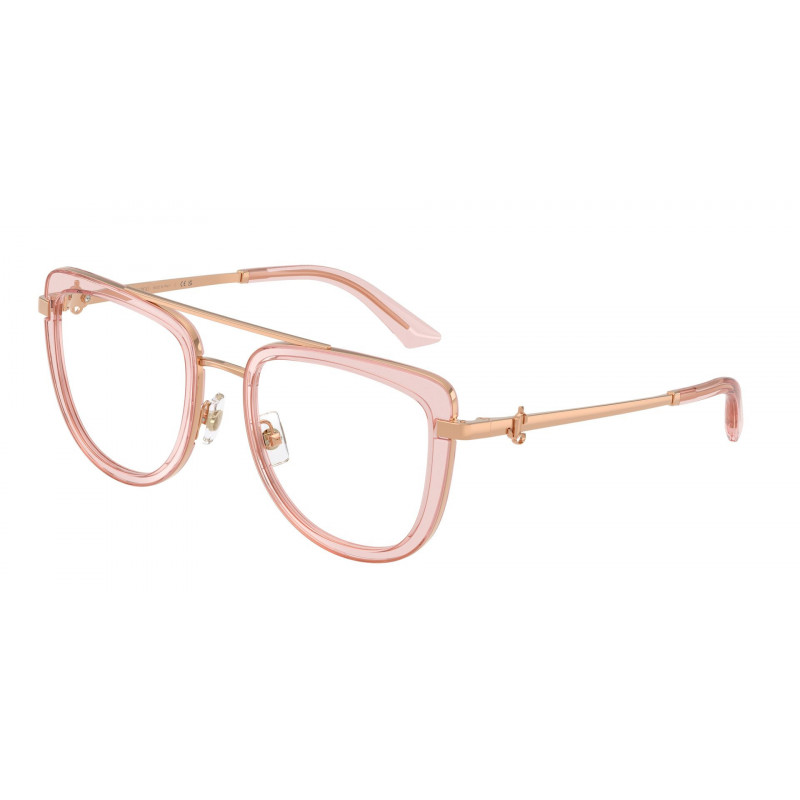 Eyeglasses Jimmy Choo JC 2024 B 3008 Rose Gold/Transparent / Demo Lens 52mm