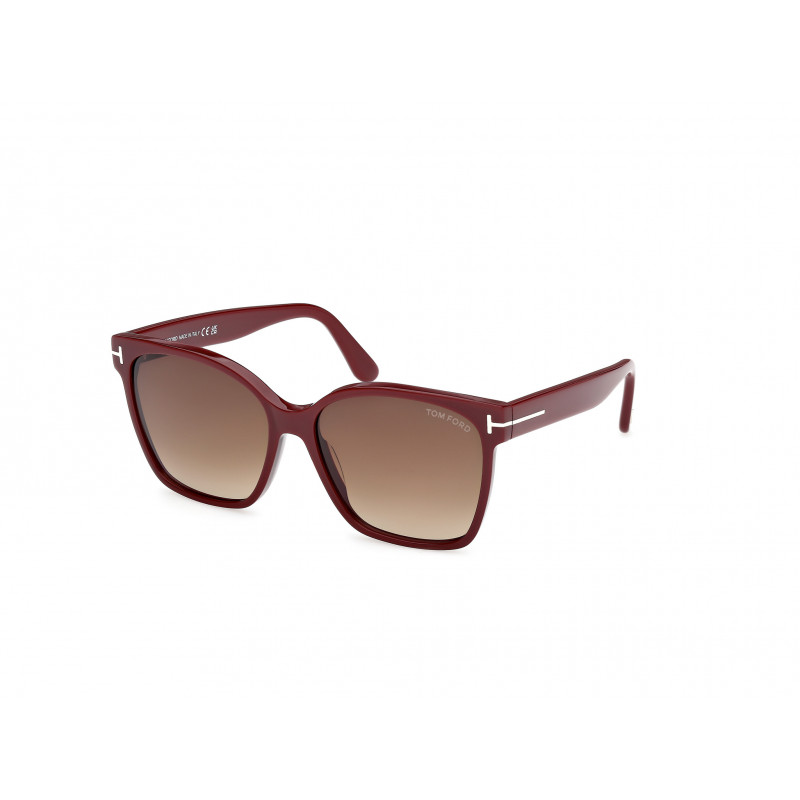 Sunglasses Tom Ford FT 1312 69F Shiny Bordeaux / 56mm