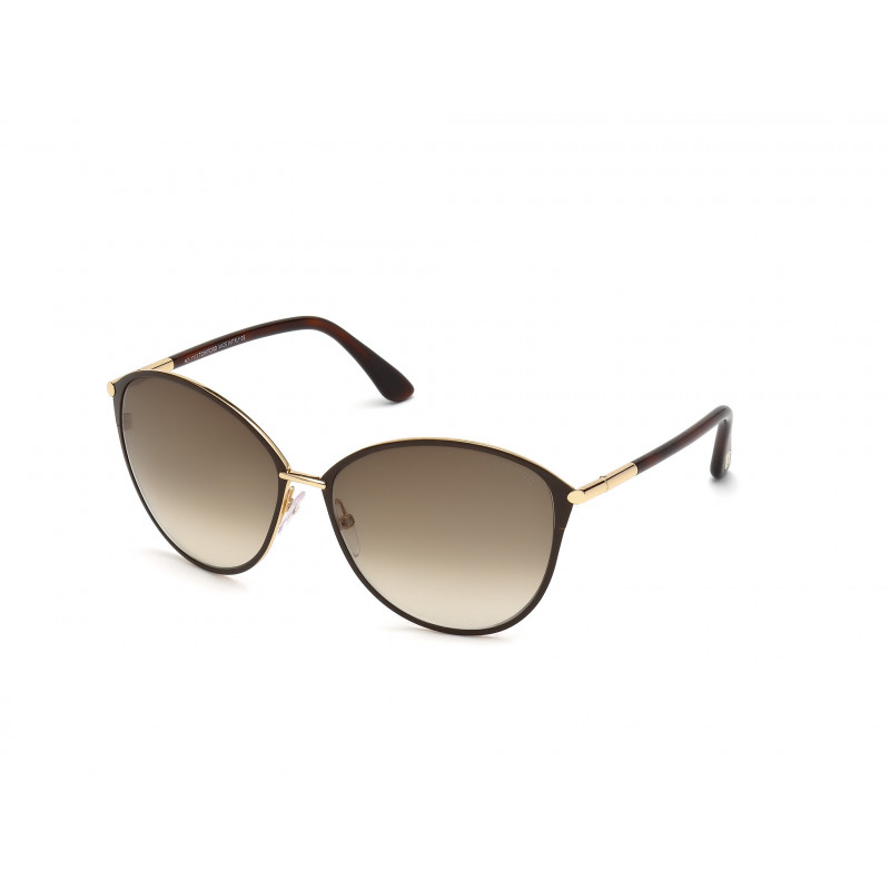 Sunglasses Tom Ford FT 0320 28F Light Brown/Monocolor / Dark Havana 59mm