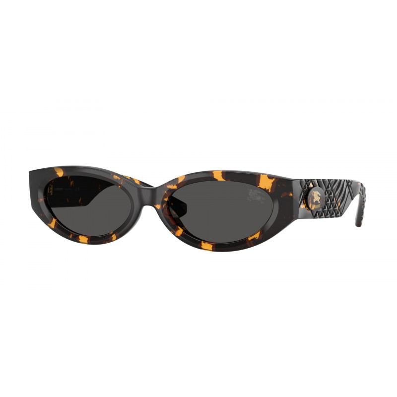 Sunglasses Burberry BE 4505 U 410687 Yellow Havana / Dark Grey Polyamide Standard 54mm