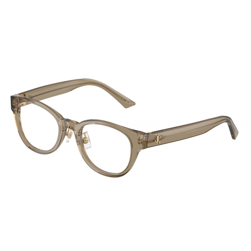 Eyeglasses Jimmy Choo JC 3058 D 5051 Transparent Brown Demo Lens 50mm