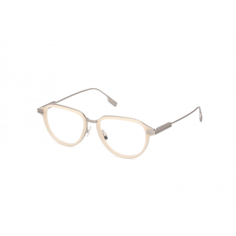 Eyeglasses Zegna EZ 5298 057 Shiny Beige / Matte Palladium 53mm
