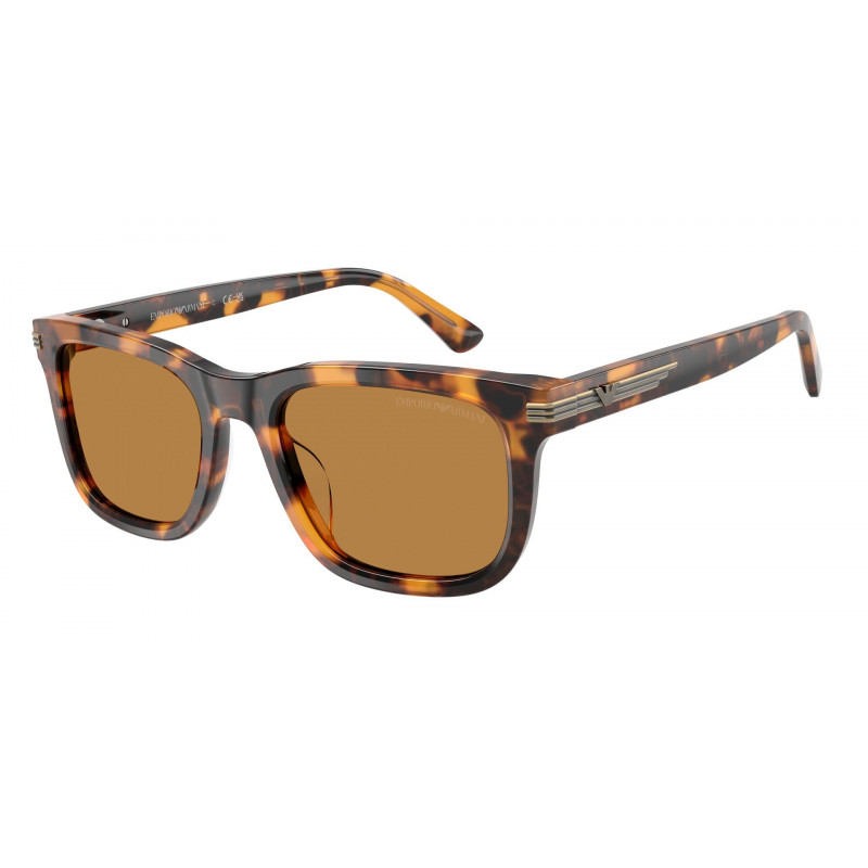 Sunglasses Emporio Armani EA 4282 U 591693 Shiny Havana Yellow / Light Brown Polyamide Standard 54mm