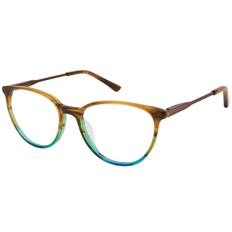 Eyeglasses Nicole Miller PALAIS C01 Brown Grain 51mm